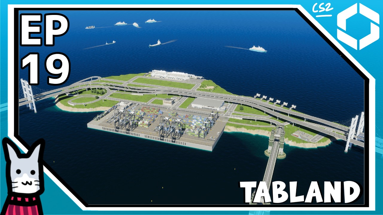 Tabland EP19 - Island Shipping Ports! (Cities Skylines 2)