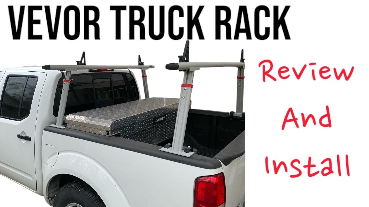 Cheap VEVOR truck ladder rack -Adjustable Height- Review and simplified install - Nissan Frontier.