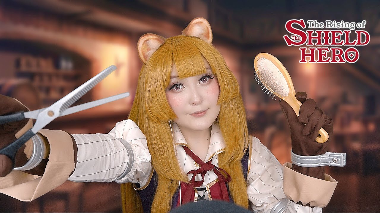 АСМР причешу и подстригу 💛 ASMR Raphtalia