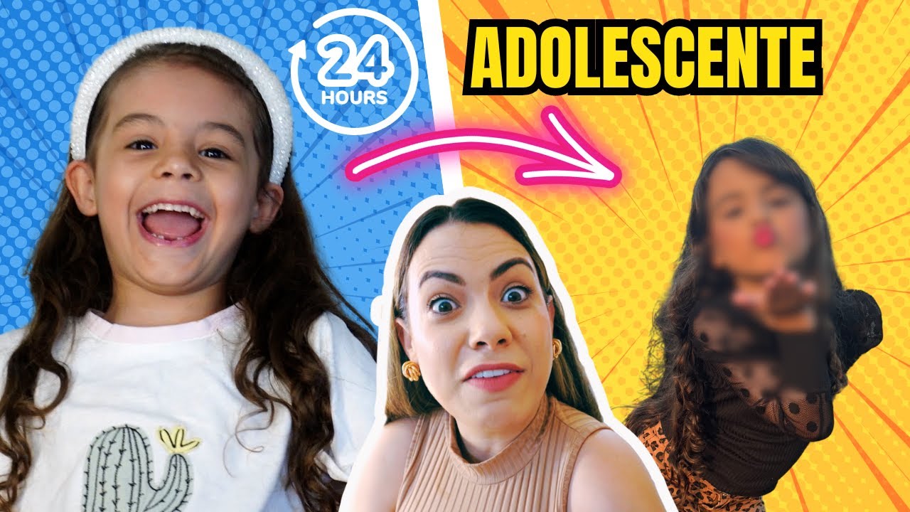 TRANSFORMEI A ELIZA EM ADOLESCENTE POR UM DIA * Mostrou as amigas | Kathy Castricini