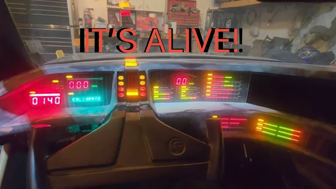 Knight rider dash first startup !!!