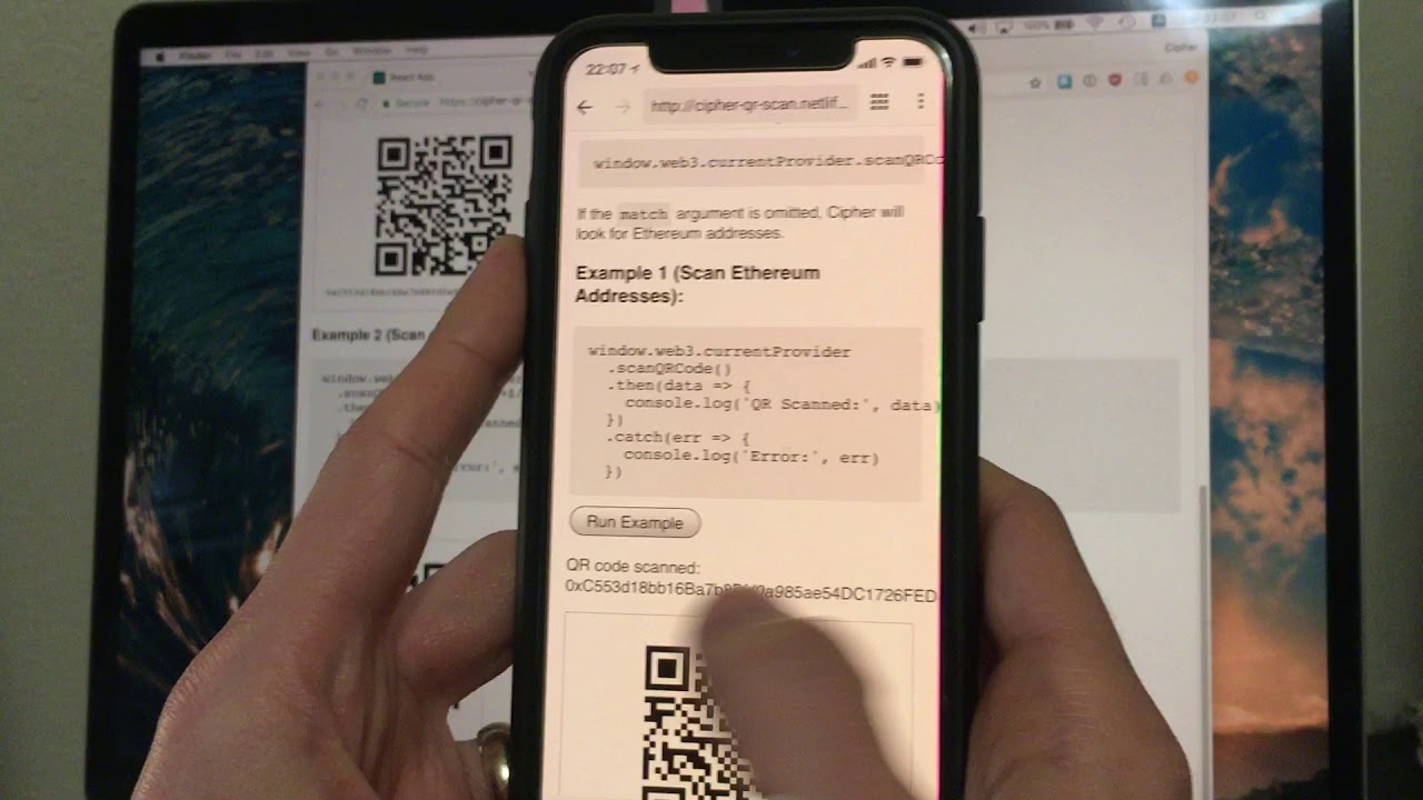 Cipher QR Code Scanning API