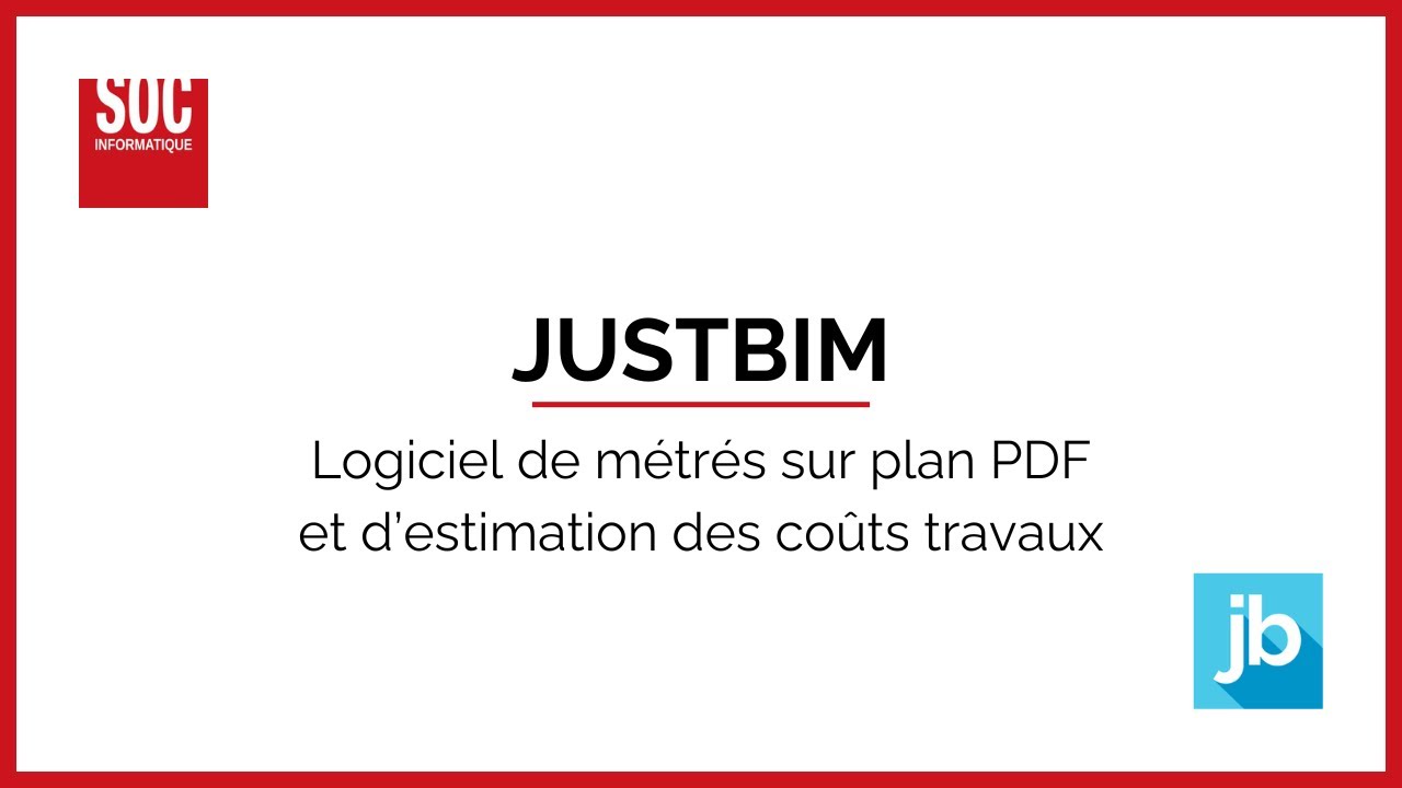 JustBIM Plan | Logiciel de métrés sur plan PDF et d'estimation des coûts travaux