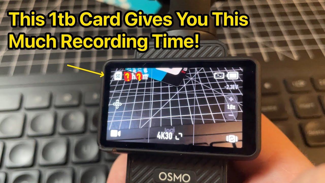 Why you need a 1TB SD Card for Your DJI Osmo Pocket 3