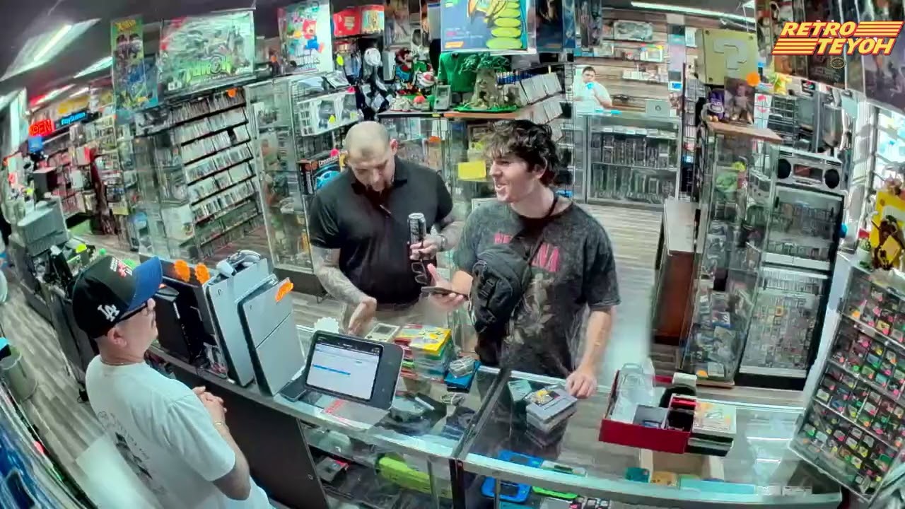 Entitled Man interrupts our business at a Retro Game Shop