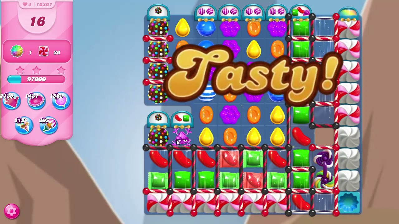 Candy Crush Saga Level 10307 NO BOOSTERS