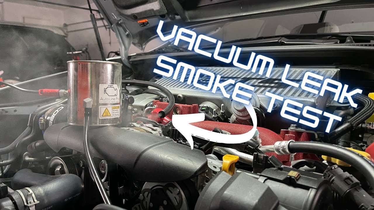 How to SMOKE TEST a Subaru WRX STI for VACCUM LEAKS!