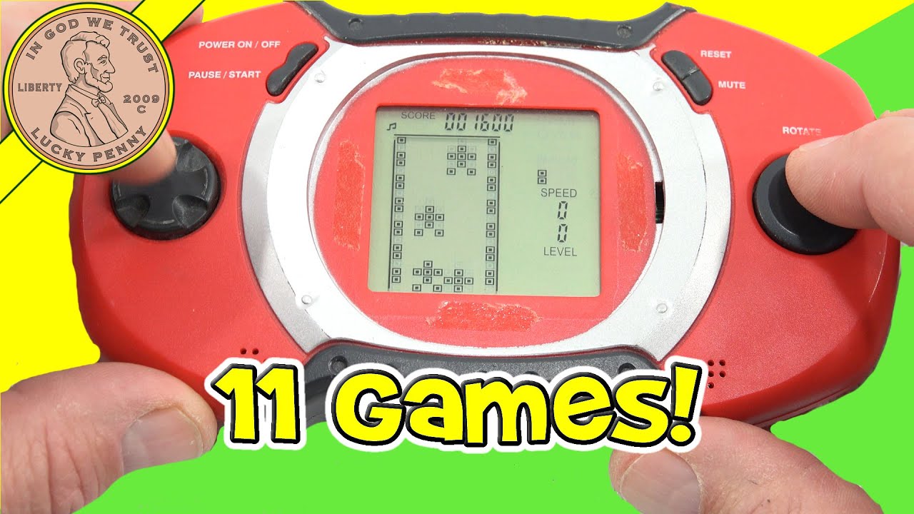 The Game Player 11 Games Electronic Handheld Game