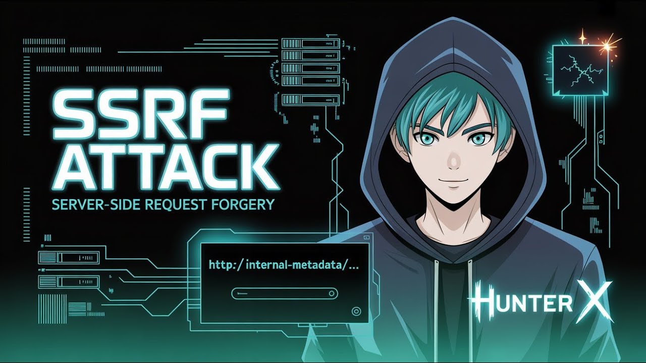 SSRF Attack Explained: Internal Server Access & Real-World Impact 🔥 | Hunter X