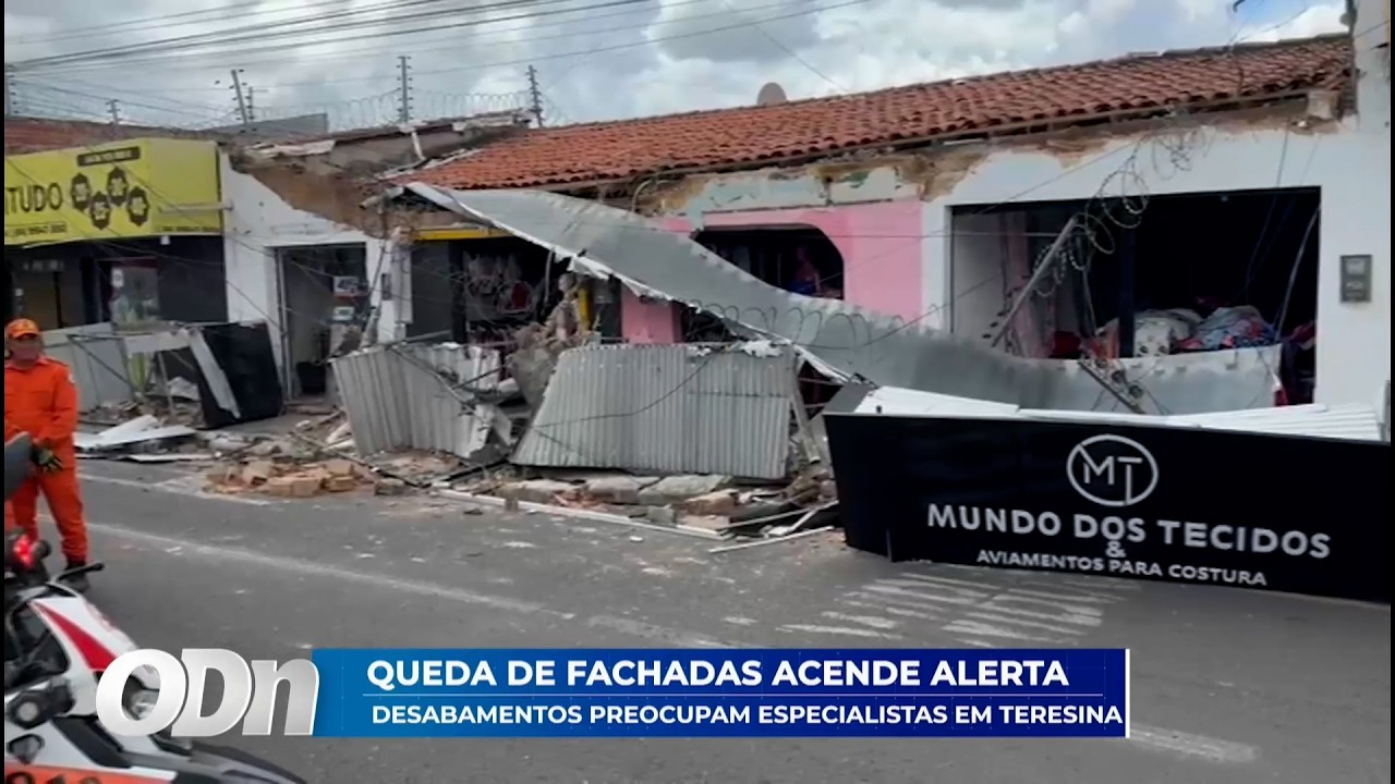 Queda de fachadas acende alerta: Desabamentos preocupam especialistas em Teresina 10 03 2026