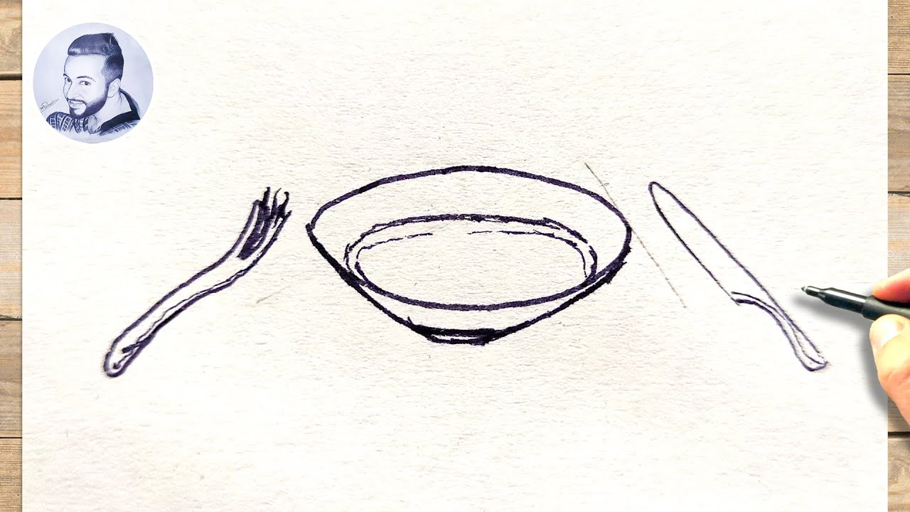 Comment dessiner une assiette en 3d