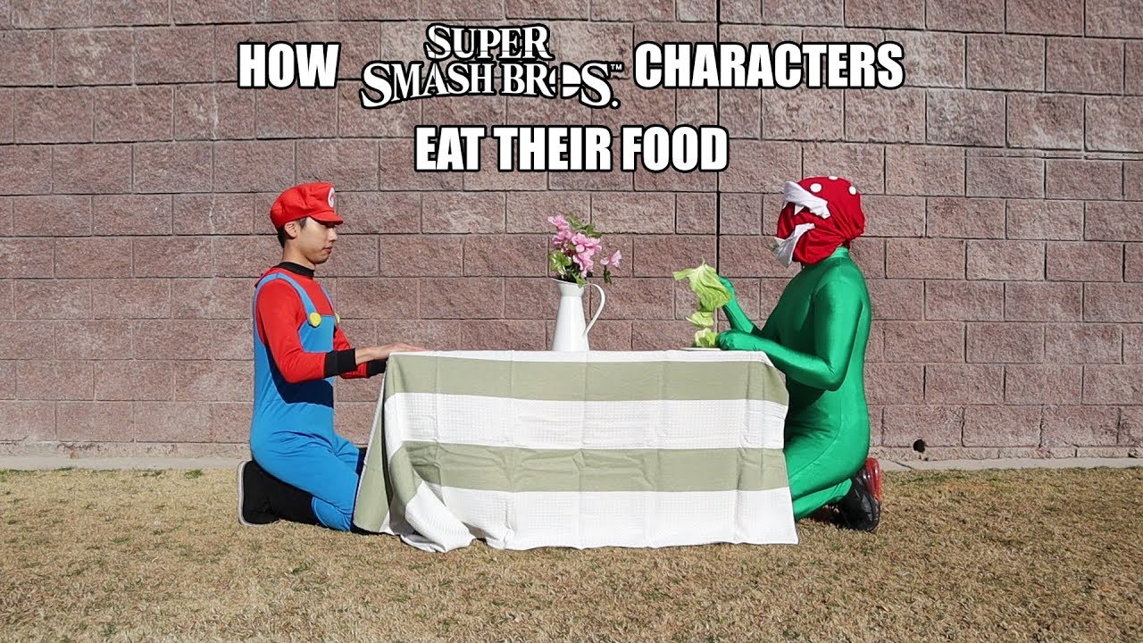 How Super Smash Bros. Characters Eat Their Food ft. Professor Lando