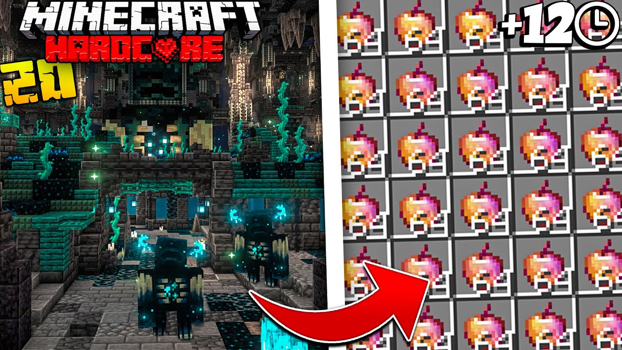 12 ساعت بکوب انشنت سیتی لوت کردم و این شد لوتاش 😧 Hardcore 1.19 #20