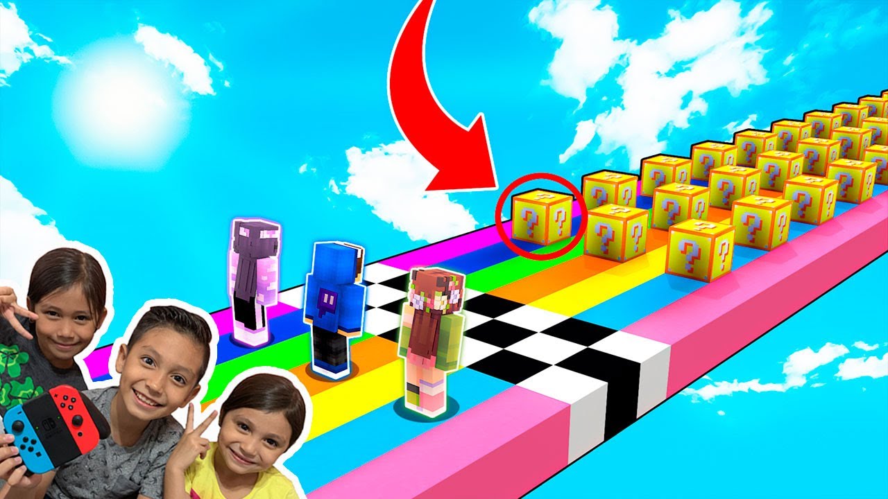 CARRERA DE LUCKY BLOCKS | Guzmancitos