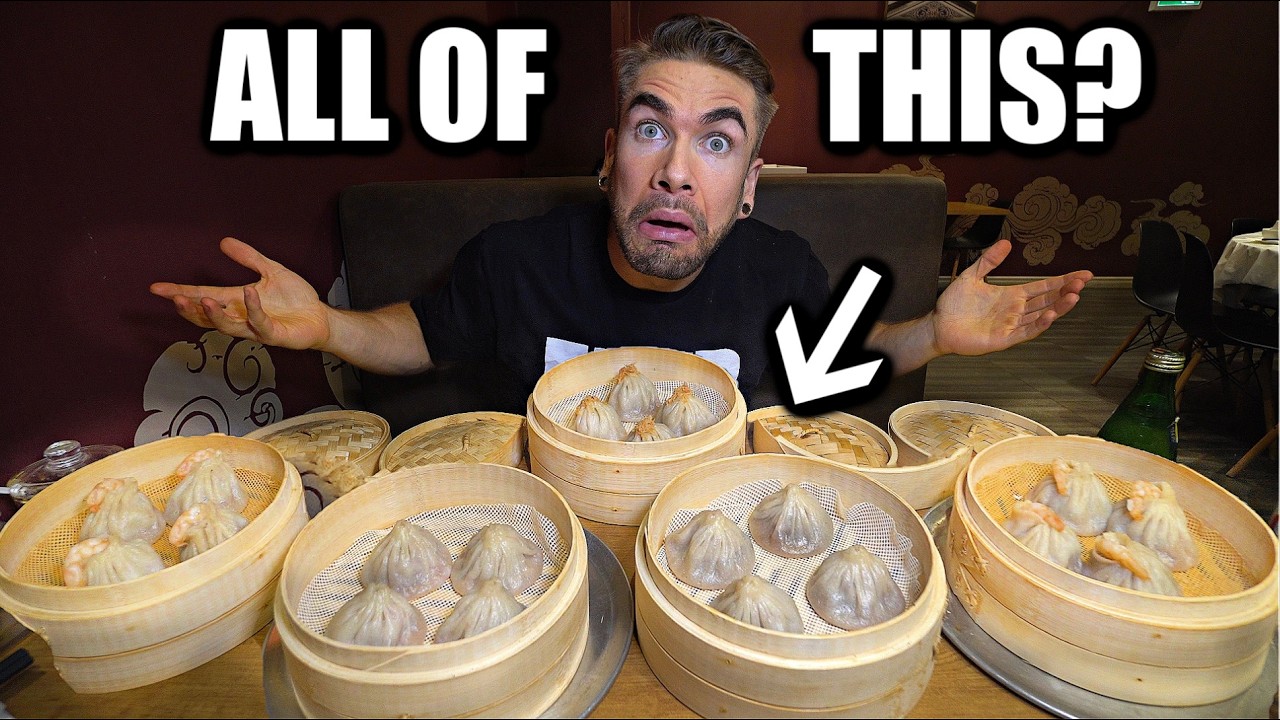 ONLY 5 MINUTES TO BEAT THIS INSANE DUMPLING CHALLENGE... Joel Hansen