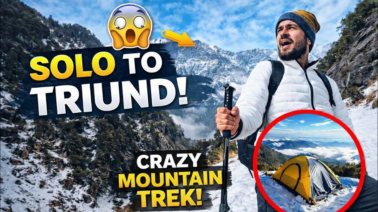My Crazy Triund Trek Experience | Dharamshala Trek Vlog