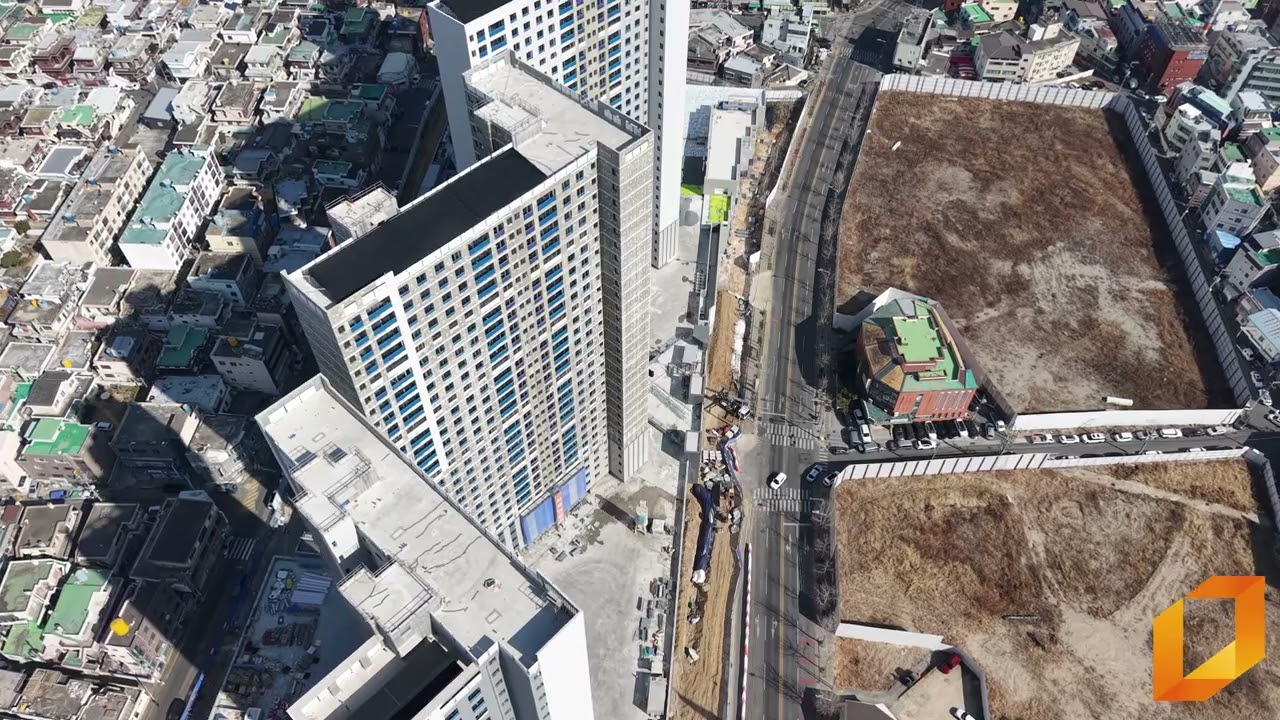 [드론 4K] 울산 우정 에피트 현장 항공 촬영 | 태화강 조망과 혁신도시 인프라를 한눈에