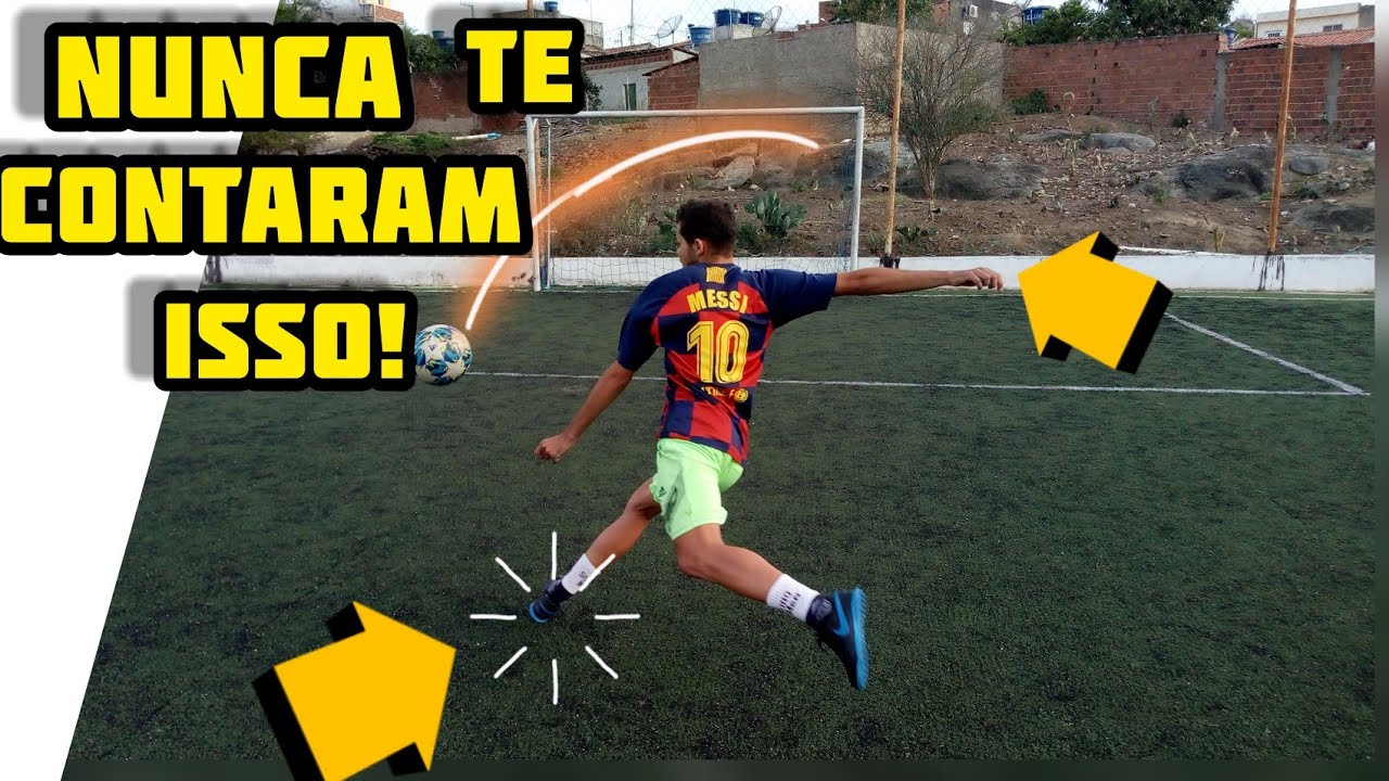como chutar de primeira - chute rasteiro, forte e colocado!