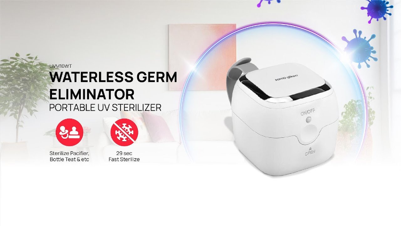 [UNBOX] Samu Giken Portable UV Sterilizer for Baby Pacifier & Teether UVM10WT