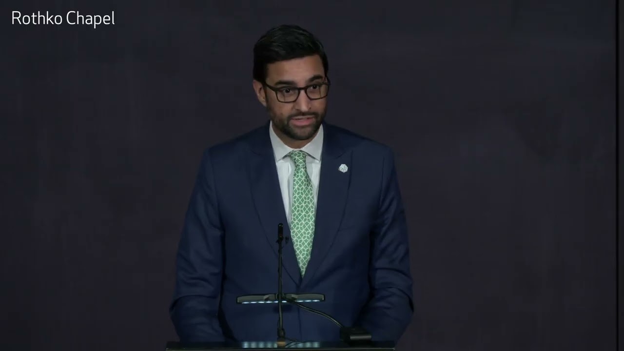 Omar Samji of the Ismaili Center Houston Welcomes President Abdullah Antepli | Rothko Chapel