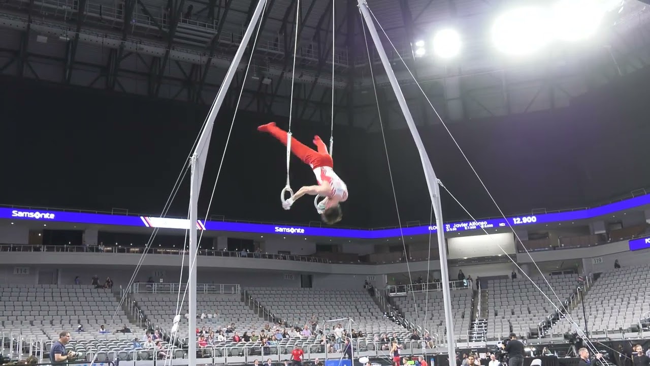 Fuzzy Benas -  Still Rings -  2024 Xfinity U.S. Championships  - Senior Men Day 1