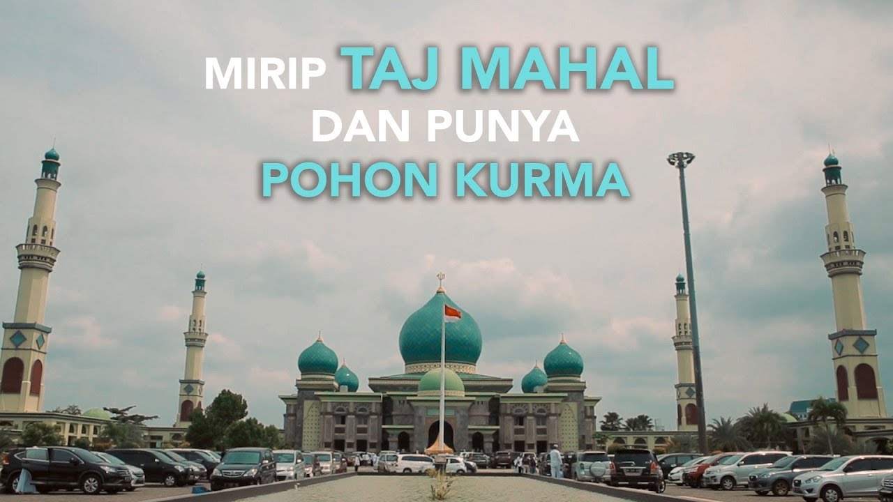Kemegahan Masjid An-Nur di Pekanbaru yang Mirip Taj Mahal