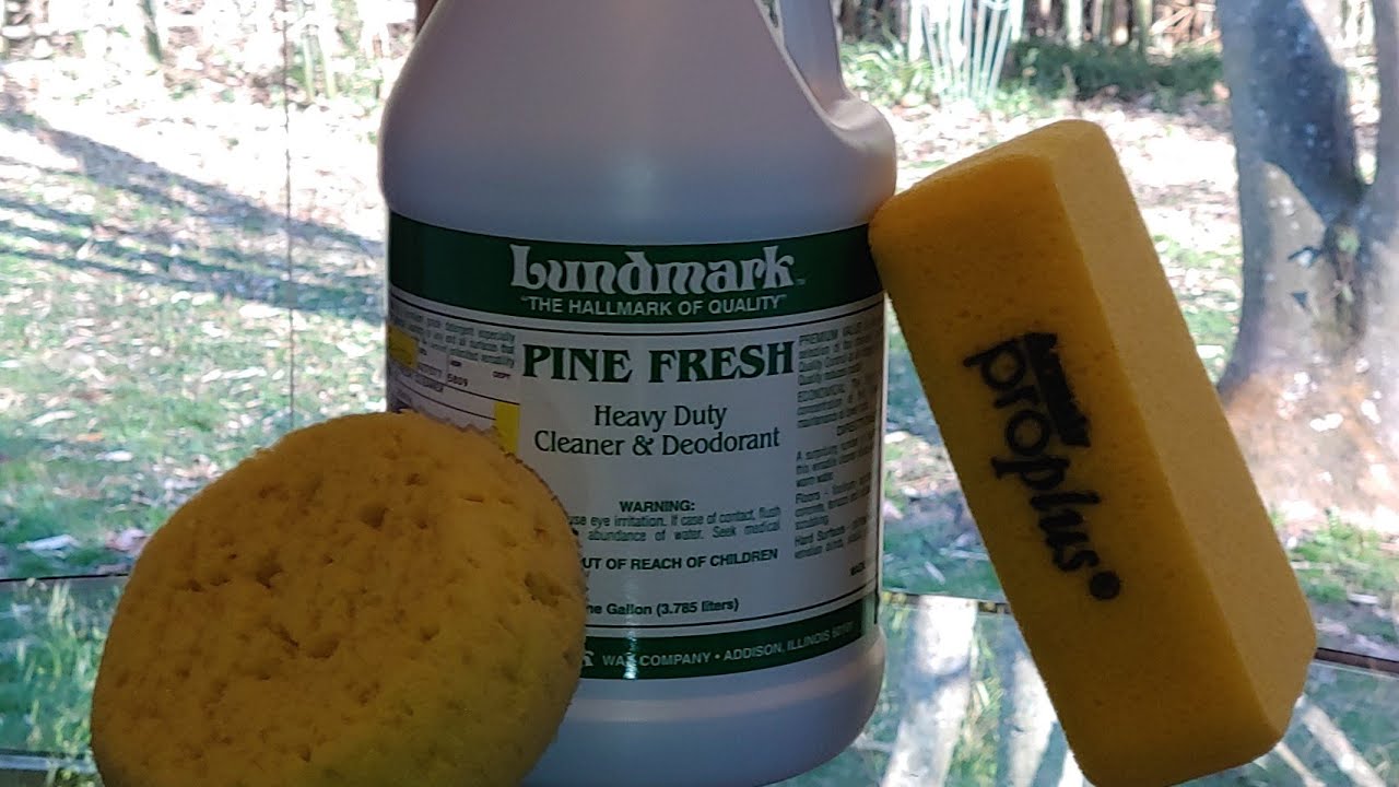 Golden Lundmark Pine vs Bath/Grout Sponges