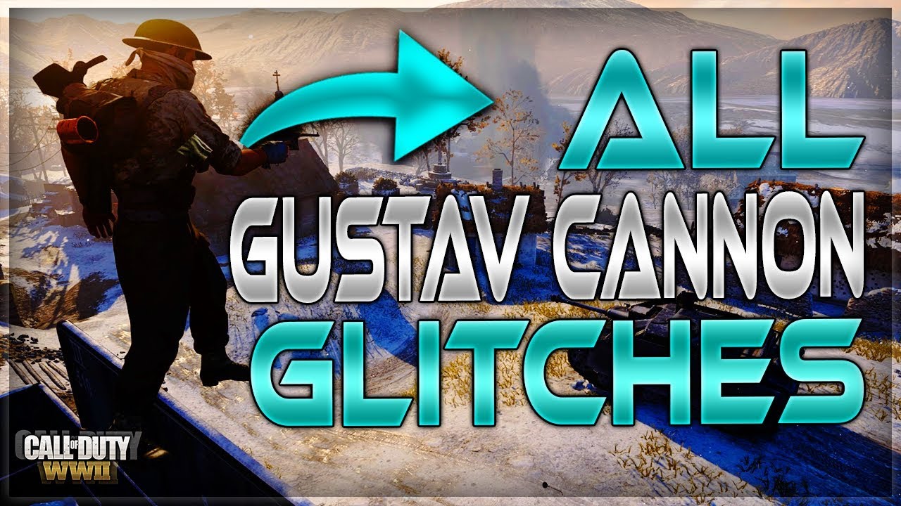 CoD WW2: All The Best Working Glitches & Spots Gustav Cannon - Best Working Glitches !