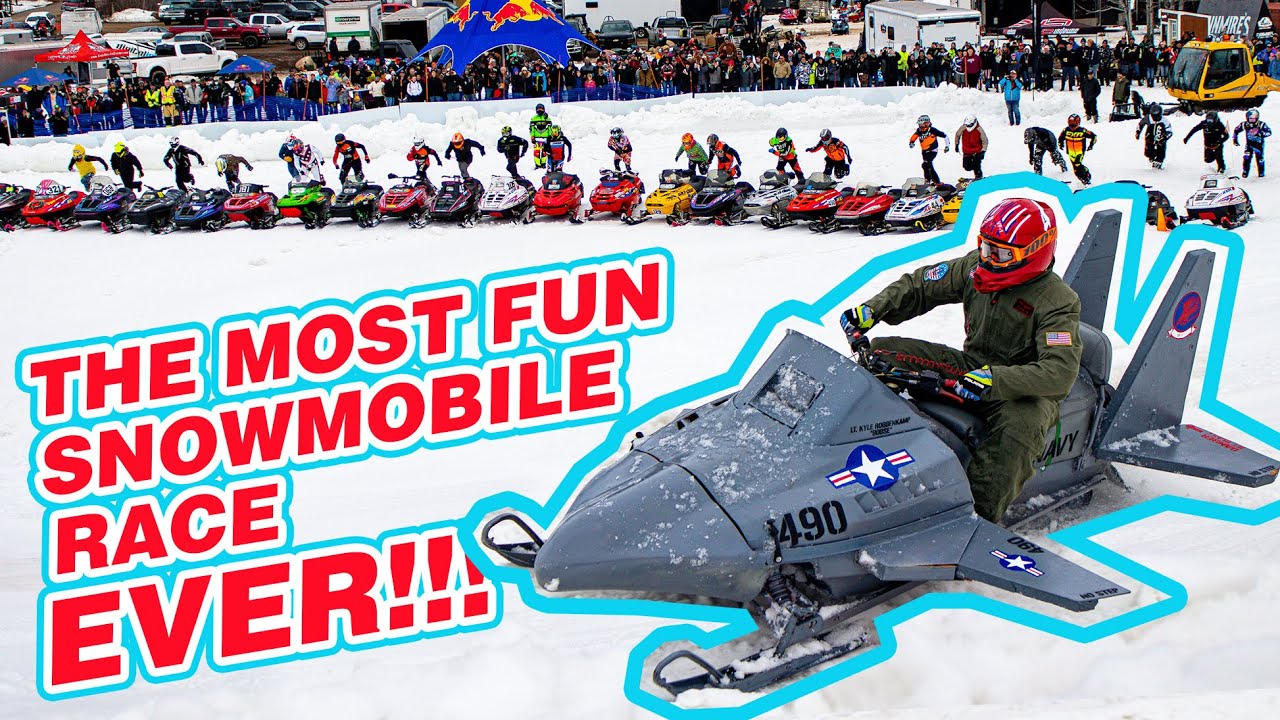 THE MOST FUN SNOWMOBILE RACE EVER! LEVI TRI 5 2022 / MOUNT SKI GULL