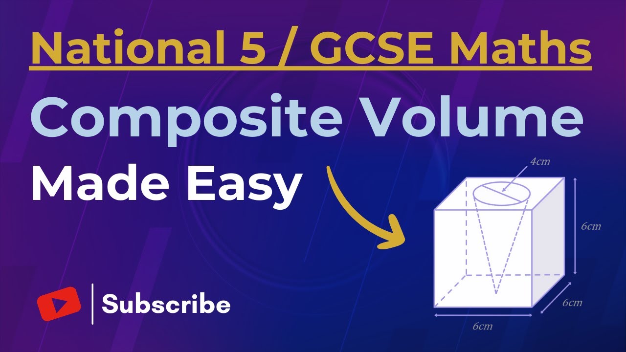How To Solve DIFFICULT Composite Volume Problems Easily