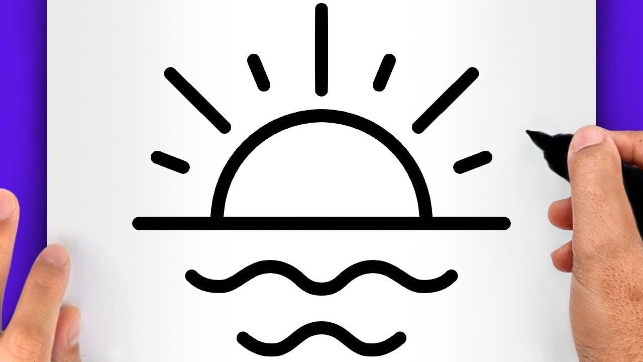 DESSIN FACILE | COMMENT DESSINER UN SOLEIL FACILEMENT