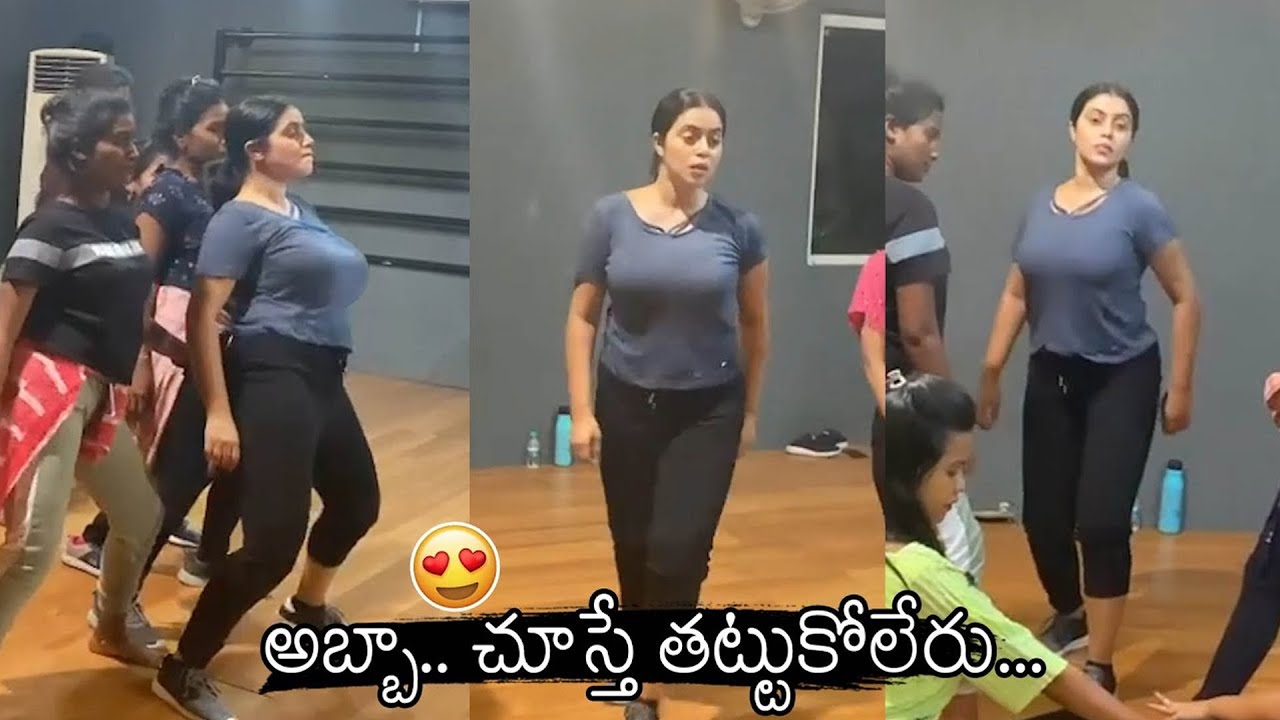 అబ్బా... చూస్తే తట్టుకోలేరు 😍😍 Actress Poorna Hot Dance Practice Video | Nakshatra News