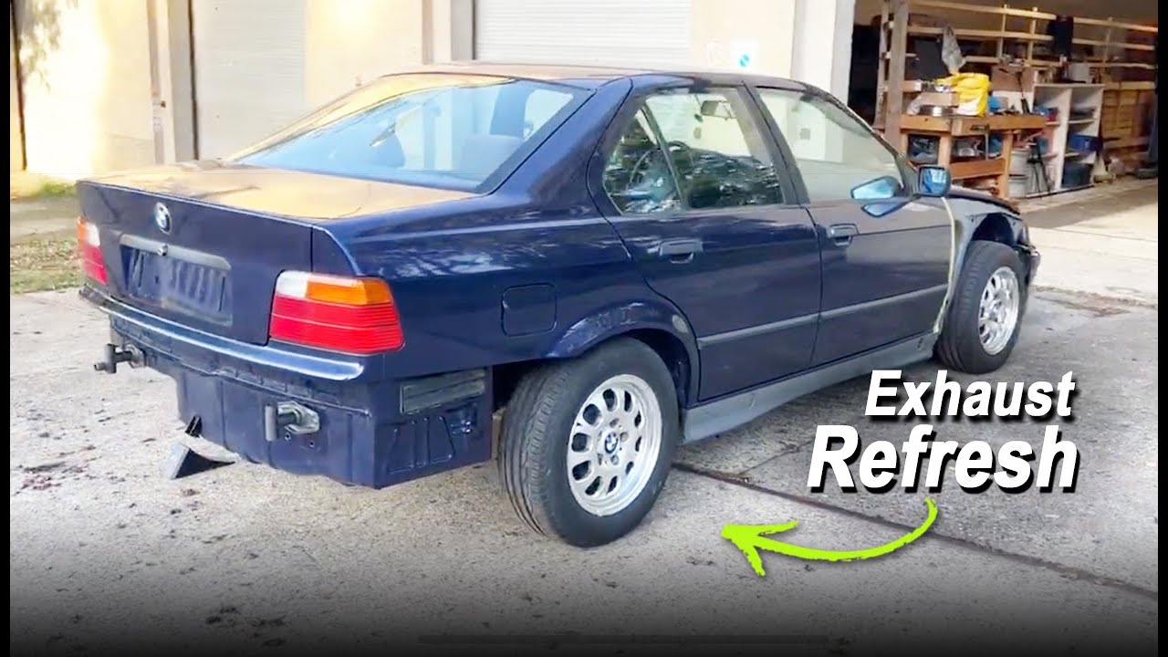 Реставрация BMW E36 - Обновление выхлопной системы и теплозащитных экранов - Часть 7