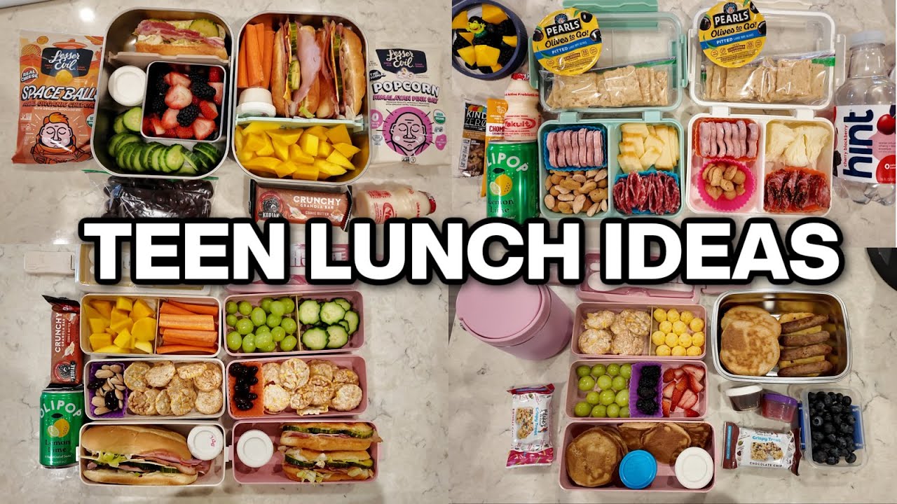 Teen Kid Lunch Ideas - Hot Meals, Charcuterie, & Snacks |WEEK 1|
