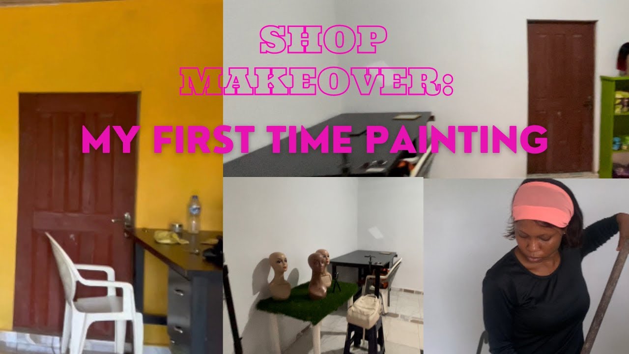 Transforming My Creative Space | My First Time Painting | Shop Makeover