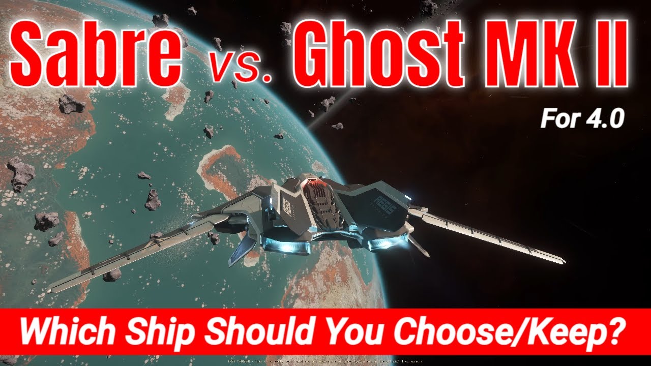 Sabre vs. Hornet Ghost MK II | Which Ship Should You Choose/Keep For 4.0 | Star Citizen Guides [4k]