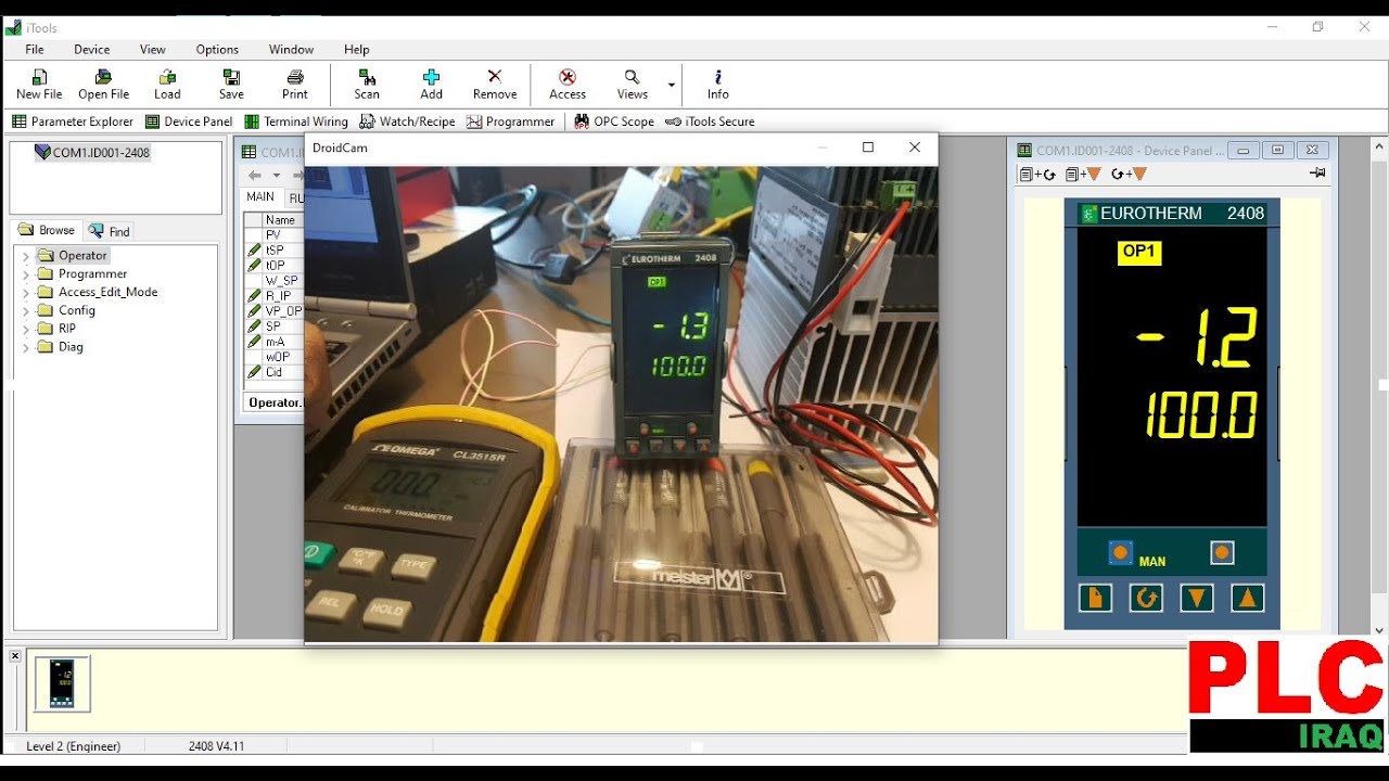 Episode 4 Eurotherm Temperature Controller Connect to Itools using RS485