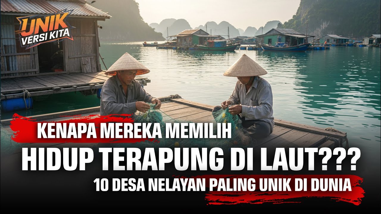 10 Desa Nelayan Paling Unik di Dunia – Kehidupan di Atas Laut yang Mustahil!!!