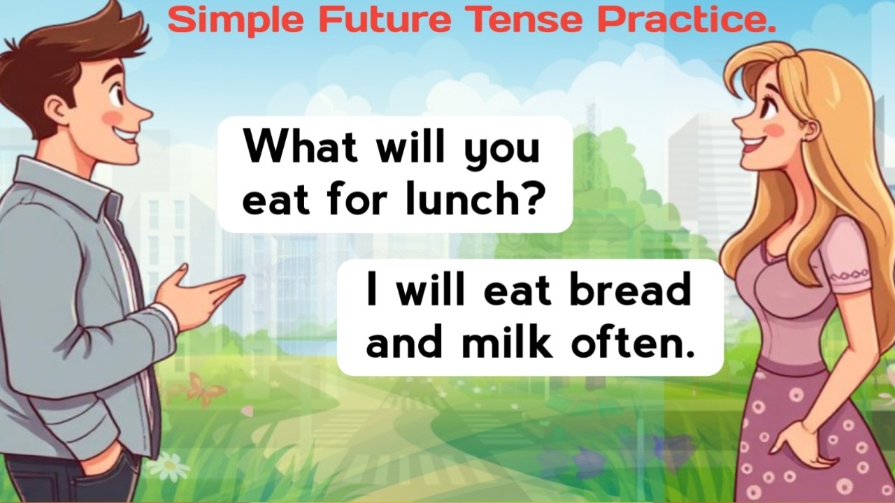 Best English Speaking Practice | Simple Future Tense Practice.