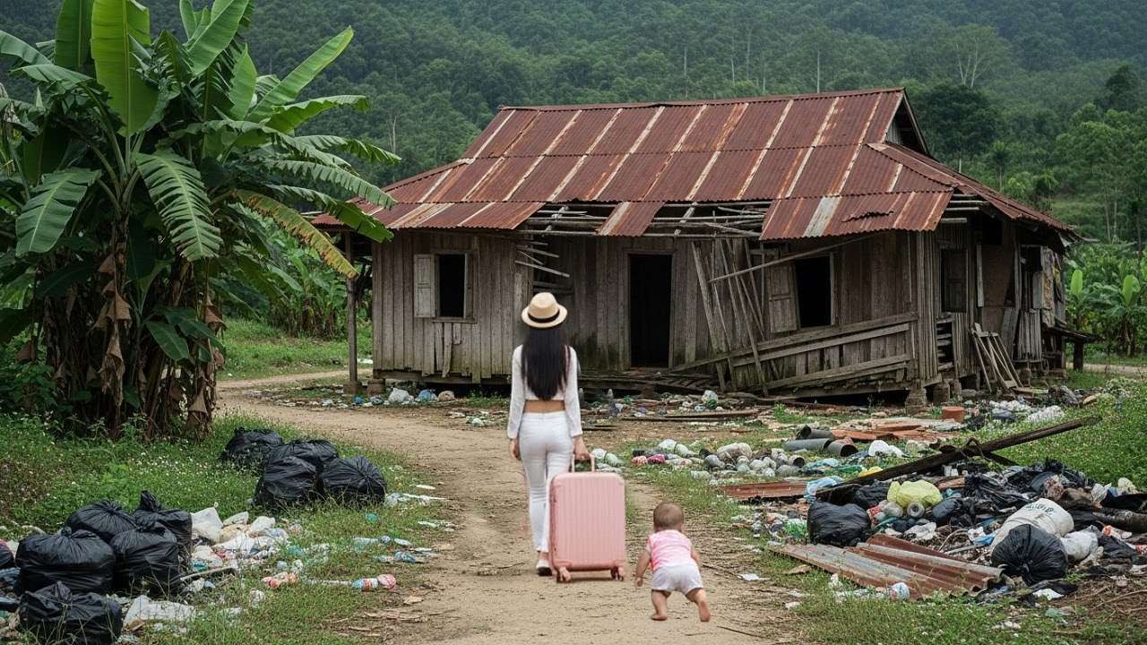 From a dilapidated wooden house to a dream home: The incredible journey of a single mother.