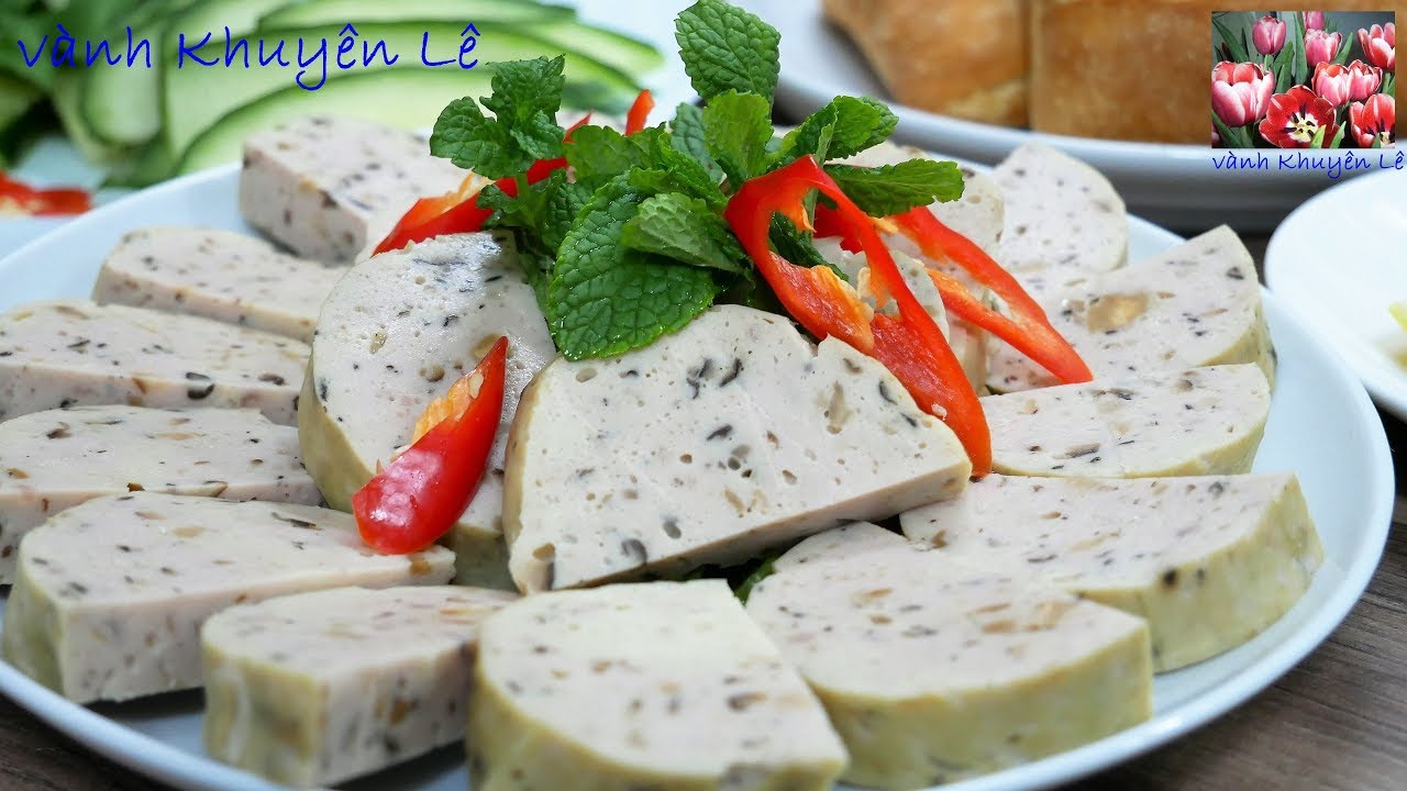 CHẢ LỤA GÀ, Tất cả Bí quyết Cách làm Giò Sống & Giò Gà Nấm Hương dai giòn, Chả Lụa Gà by Vanh Khuyen