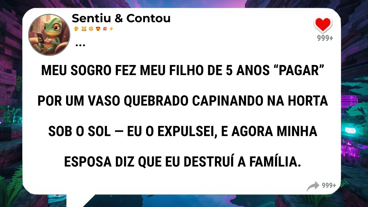 Meu Sogro Fez Meu Filho De 5 Anos “Pagar” Por Um Vaso Quebrado Capinando Na Horta Sob O Sol — Eu O..