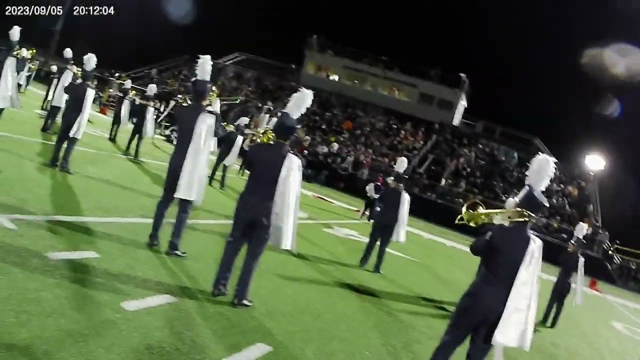 Bari Sax POV Gates Chili Marching Band Field Show 9/8/23
