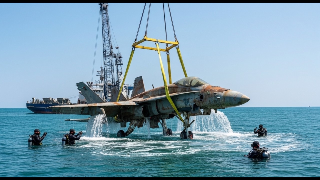 Salvaging a $1,700 F/A-18C Hornet: Rebuilding a $300 Million Military Icon (Full Process) ✈️🔥🛠️