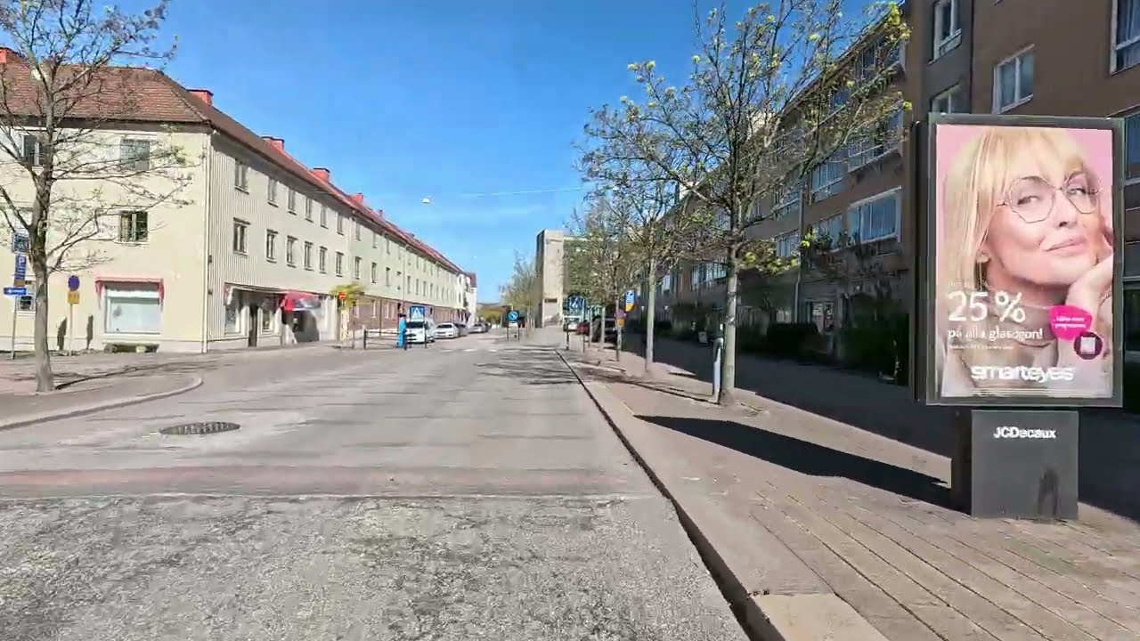Slottsskogsgatan Majorna Göteborg på cykel