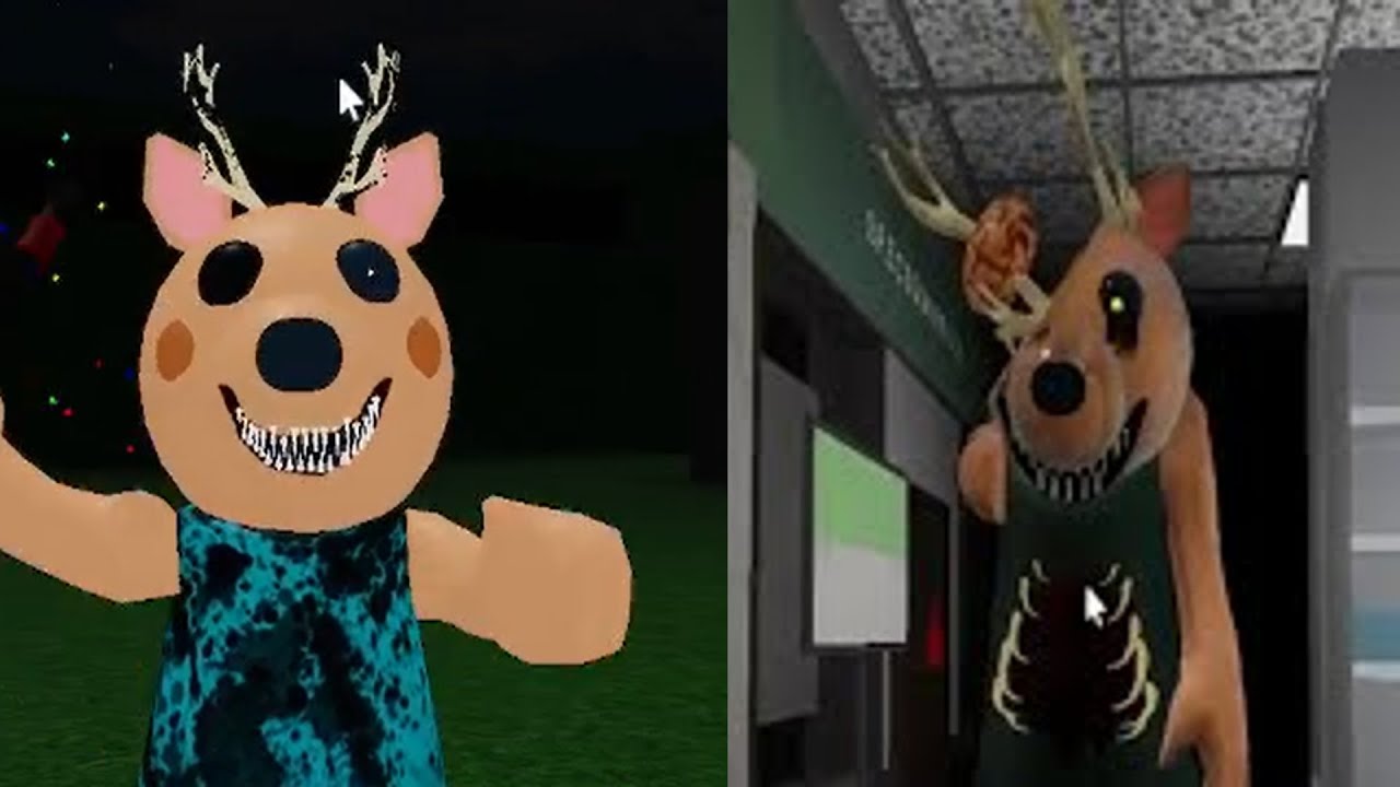 Piggy The Result Of Isolation Concept Jumpscares Vs Piggy Nightmare Jumpscares