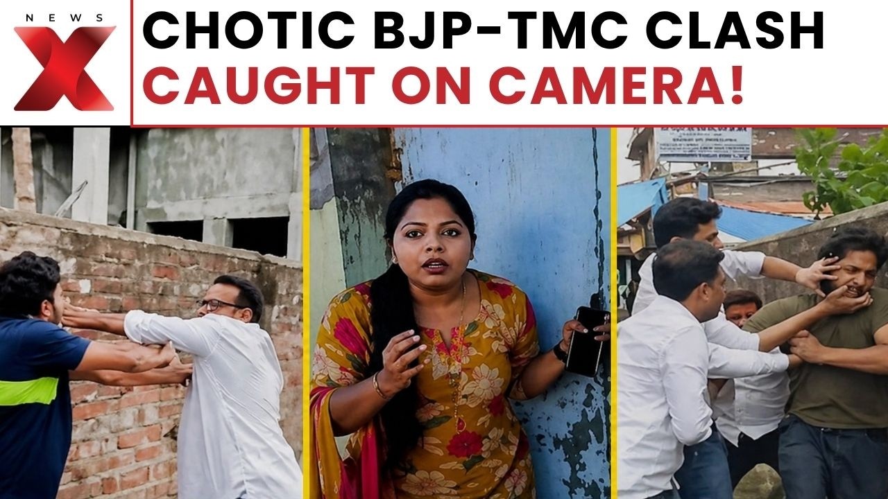 West Bengal Assembly Polls: BJP&ndash;TMC Clash Erupts, Street Violence Erupts During Voting | NewsX