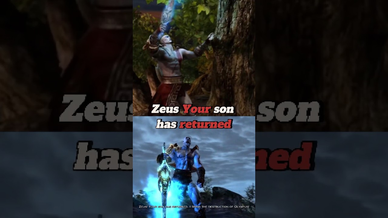 Начало и конец God of War 3 | Зевс, твой сын вернулся #godofwar #kratos