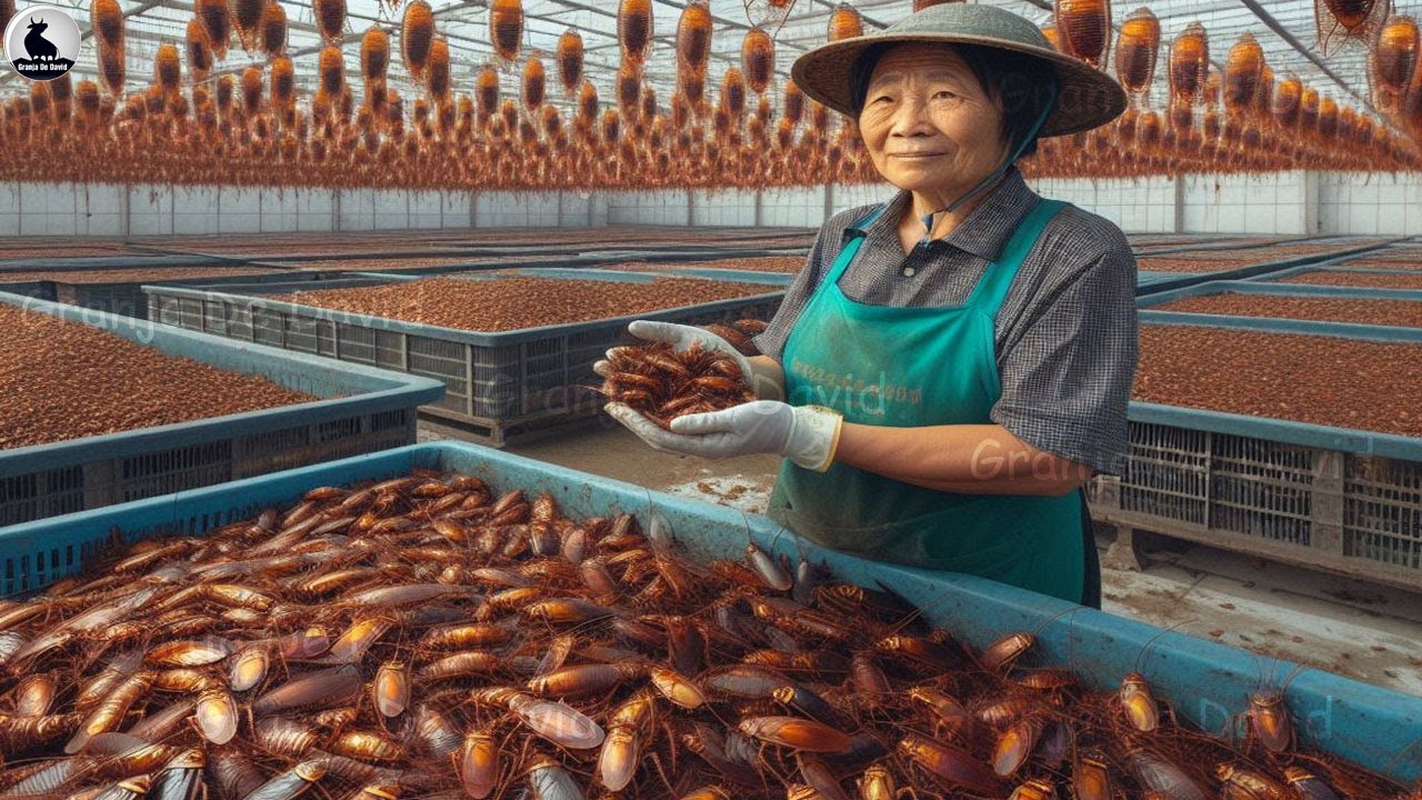 ¡Esto es Loco! ¿Con qué fin se crían 10 mil millones de cucarachas en China?
