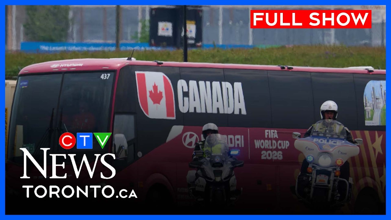 В Торонто начались кортежи команд Чемпионата мира по футболу FIFA | CTV News Toronto в шесть часо...
